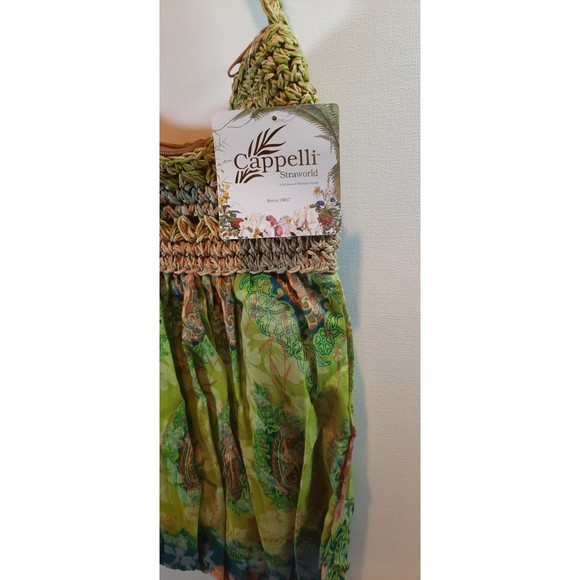 Capelli Straworld Womens Shoulder Bag Floral Natural Pattern NWT - Picture 2 of 8
